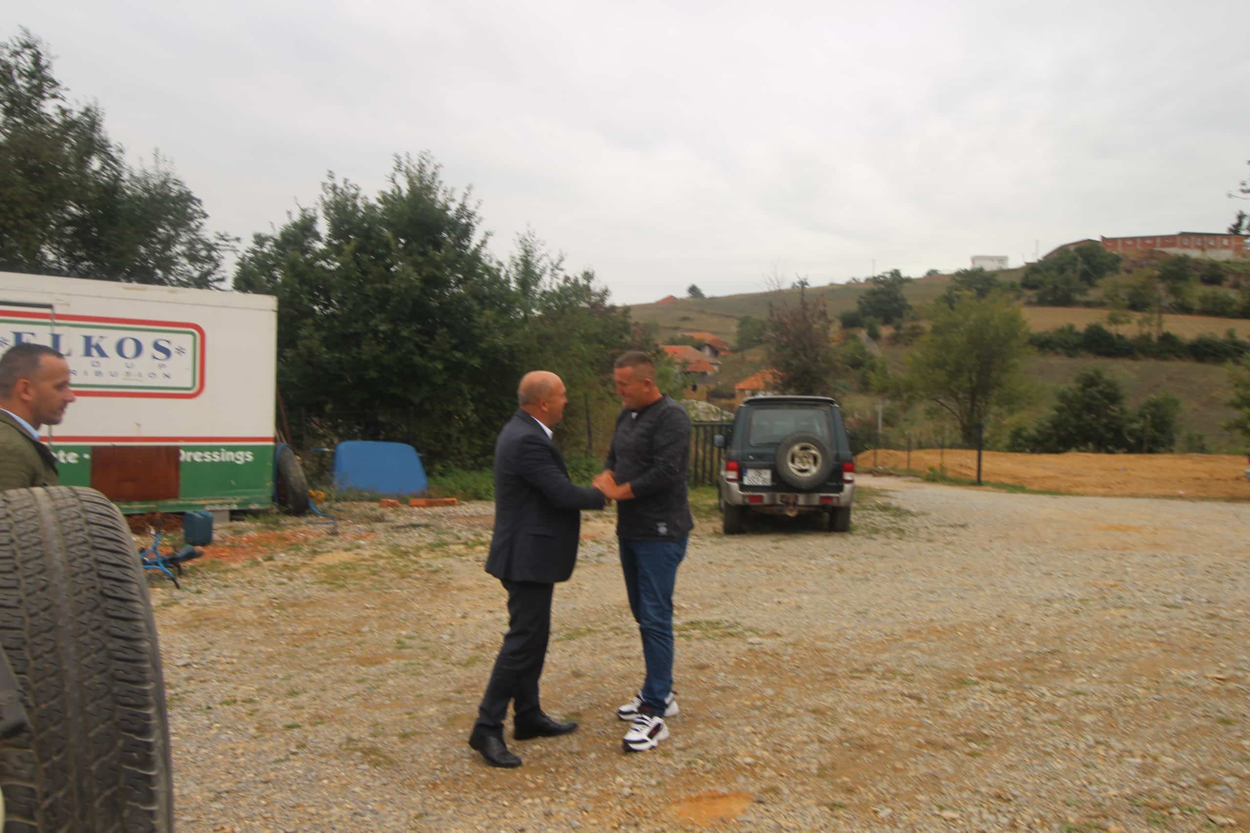 Vizita  e Kryetarit në fshatin Llabjan komuna e Novobërdës.