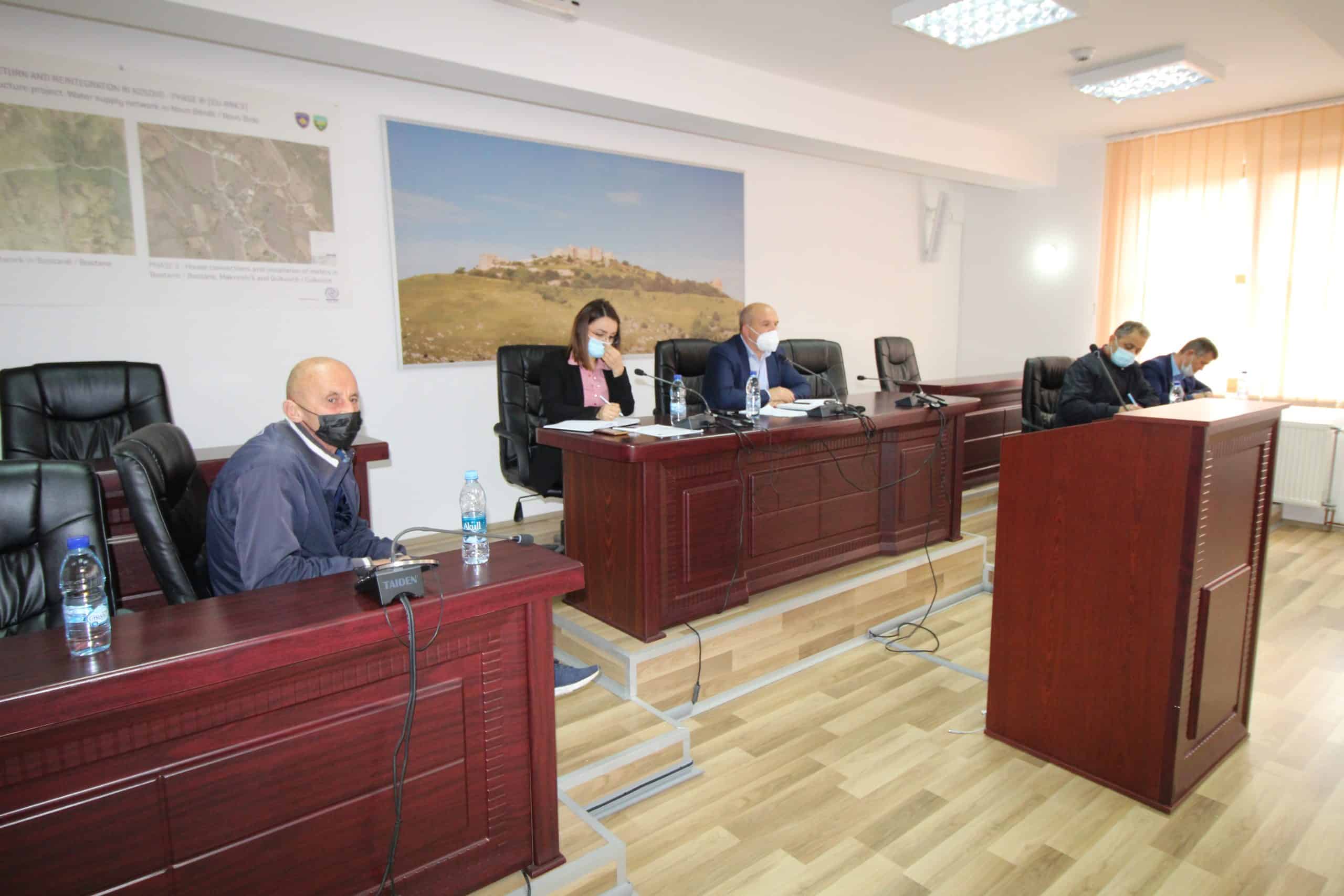 Është mbajtur  mbledhja e shtabit emergjente të Komunës së Novobërdës